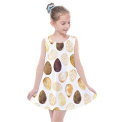 Golden Egg Easter Kids  Summer Dress by designsbymallika