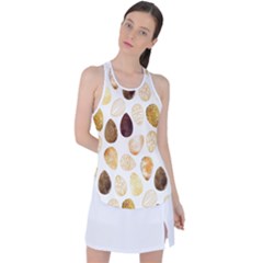 Golden Egg Easter Racer Back Mesh Tank Top by designsbymallika