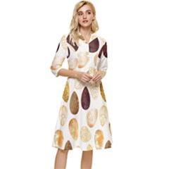 Golden Egg Easter Classy Knee Length Dress