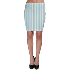 Green Stripes Bodycon Skirt by designsbymallika