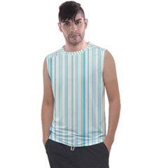 Green Stripes Men s Regular Tank Top by designsbymallika