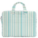 Green Stripes MacBook Pro Double Pocket Laptop Bag (Large) View2