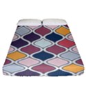 Ethnic Print Multicolor Fitted Sheet (King Size) View1