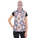 Ethnic Print Multicolor Women s Button Up Vest View1