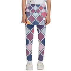 Ethnic Print Multicolor Kids  Skirted Pants