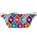 Hexagonal Color Pattern Waist Bag  View2