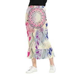 Boho Dreamcatcher Love Maxi Fishtail Chiffon Skirt