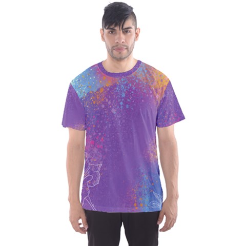 Multicolor Pastel Love Men s Sport Mesh Tee by designsbymallika