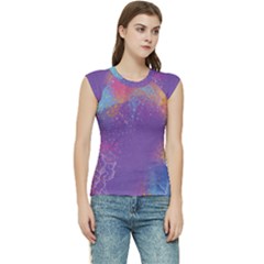 Multicolor Pastel Love Women s Raglan Cap Sleeve Tee