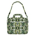 Frosted Green Leaves Repeats MacBook Pro Shoulder Laptop Bag (Large) View1