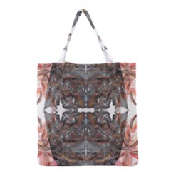 Painted Symmetry Grocery Tote Bag by kaleidomarblingart