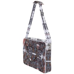 Painted Symmetry Cross Body Office Bag by kaleidomarblingart