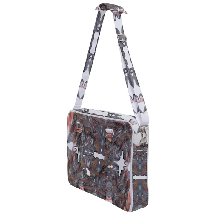 Painted symmetry Cross Body Office Bag