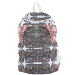 Painted Symmetry Foldable Lightweight Backpack by kaleidomarblingart