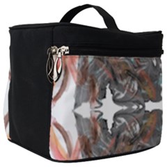 Painted Symmetry Make Up Travel Bag (big) by kaleidomarblingart