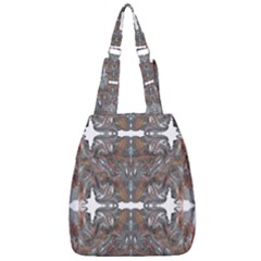 Painted Symmetry Center Zip Backpack by kaleidomarblingart