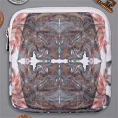 Painted Symmetry Mini Square Pouch by kaleidomarblingart