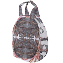 Painted Symmetry Travel Backpacks by kaleidomarblingart