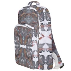 Painted Symmetry Double Compartment Backpack by kaleidomarblingart