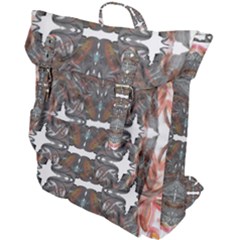 Painted Symmetry Buckle Up Backpack by kaleidomarblingart