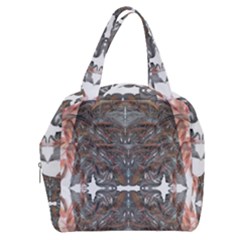 Painted Symmetry Boxy Hand Bag by kaleidomarblingart