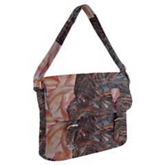 Painted Petals Buckle Messenger Bag by kaleidomarblingart