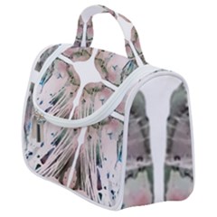 Painted Patterns Satchel Handbag by kaleidomarblingart