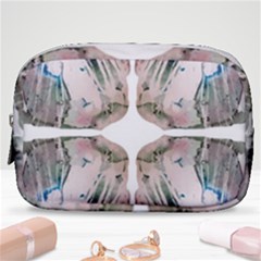 Painted Patterns Make Up Pouch (small) by kaleidomarblingart