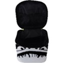 Creepy Monster Black And White Close Up Drawing Make Up Travel Bag (Big) View3