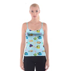 Underwater World Spaghetti Strap Top by SychEva