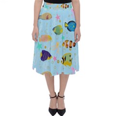 Underwater World Classic Midi Skirt by SychEva