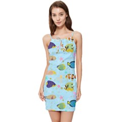 Underwater World Summer Tie Front Dress