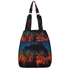 Sunset Colorful Nature Scene Center Zip Backpack by dflcprintsclothing