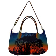 Sunset Colorful Nature Scene Removal Strap Handbag by dflcprintsclothing