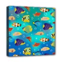 Cheerful And Bright Fish Swim In The Water Mini Canvas 8  x 8  (Stretched) View1