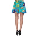 Cheerful And Bright Fish Swim In The Water Skater Skirt View2