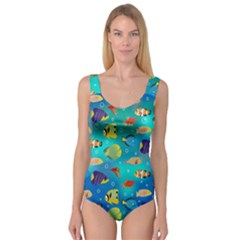 Cheerful And Bright Fish Swim In The Water Princess Tank Leotard  by SychEva