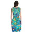 Cheerful And Bright Fish Swim In The Water Sleeveless Chiffon Dress   View2