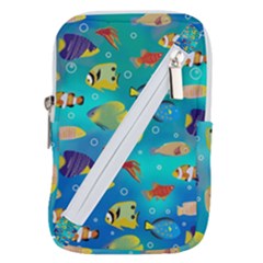 Cheerful And Bright Fish Swim In The Water Belt Pouch Bag (small) by SychEva