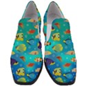 Cheerful And Bright Fish Swim In The Water Women Slip On Heel Loafers View1