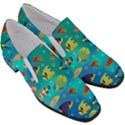 Cheerful And Bright Fish Swim In The Water Women Slip On Heel Loafers View3