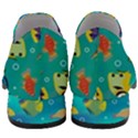 Cheerful And Bright Fish Swim In The Water Women Slip On Heel Loafers View4