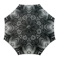 Boho Biohazard Golf Umbrellas by MRNStudios