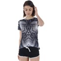 Boho Biohazard Short Sleeve Foldover Tee View1