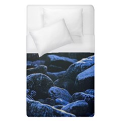 Big Rocks Illuminated By Sunlight Print Duvet Cover (single Size) by dflcprintsclothing