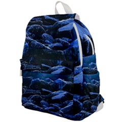 Big Rocks Illuminated By Sunlight Print Top Flap Backpack by dflcprintsclothing