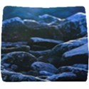 Big Rocks Illuminated By Sunlight Print Seat Cushion View1