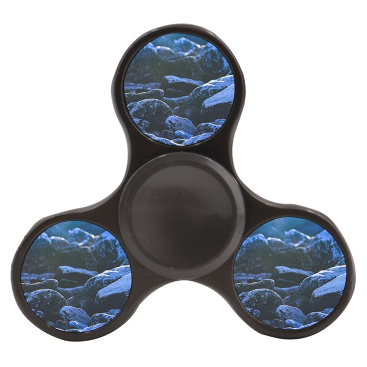 Big Rocks Illuminated By Sunlight Print Finger Spinner