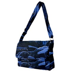 Big Rocks Illuminated By Sunlight Print Full Print Messenger Bag (s) by dflcprintsclothing