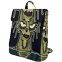 Ugly Monster Portrait Drawing Flap Top Backpack View1